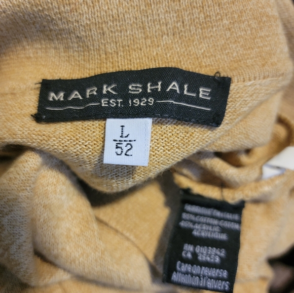 Vintage Mens Mark‎ Shale Short Sleeve Collared Made in Italy Sweater L - Picture 4 of 6